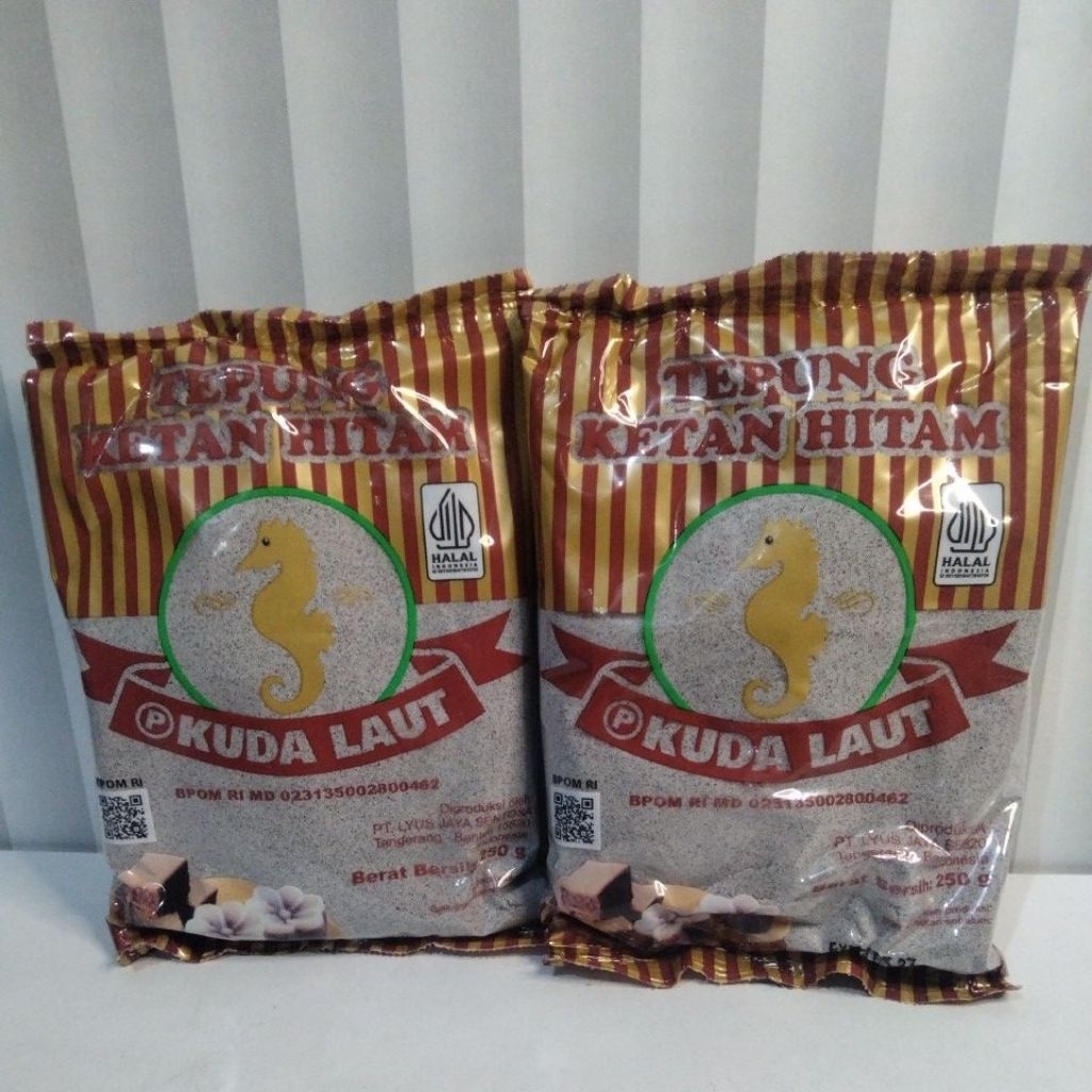 

tepung ketan hitam kuda laut 250 gram