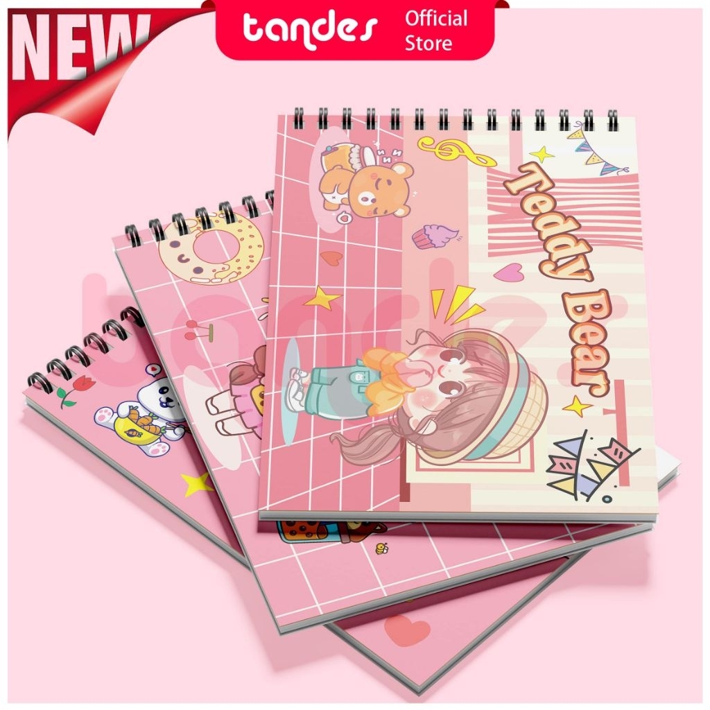 

Tandes Sketchbook A4 Buku Gambar A4 Buku Sketsa / 60 Halaman Karakter Cute & Frozen