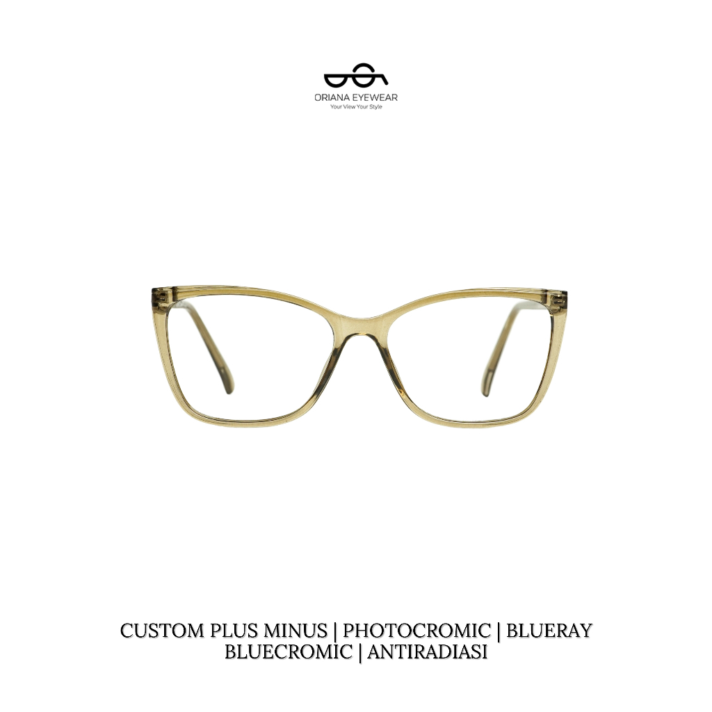 Oriana Eyewear Frame Kacamata Minus / Frame Kacamata Optik / Frame Cat Eye - 3316