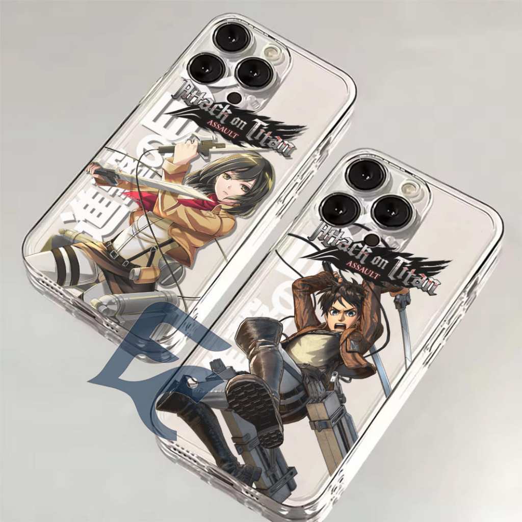 (FC04) Case Transparan clear case Motif AOT for Vivo s1 pro t1 5g y75 5g v11 pro v15 v15 pro v20 se 