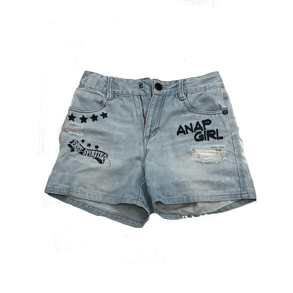 shortpants lightblue jeans anap girl preloved