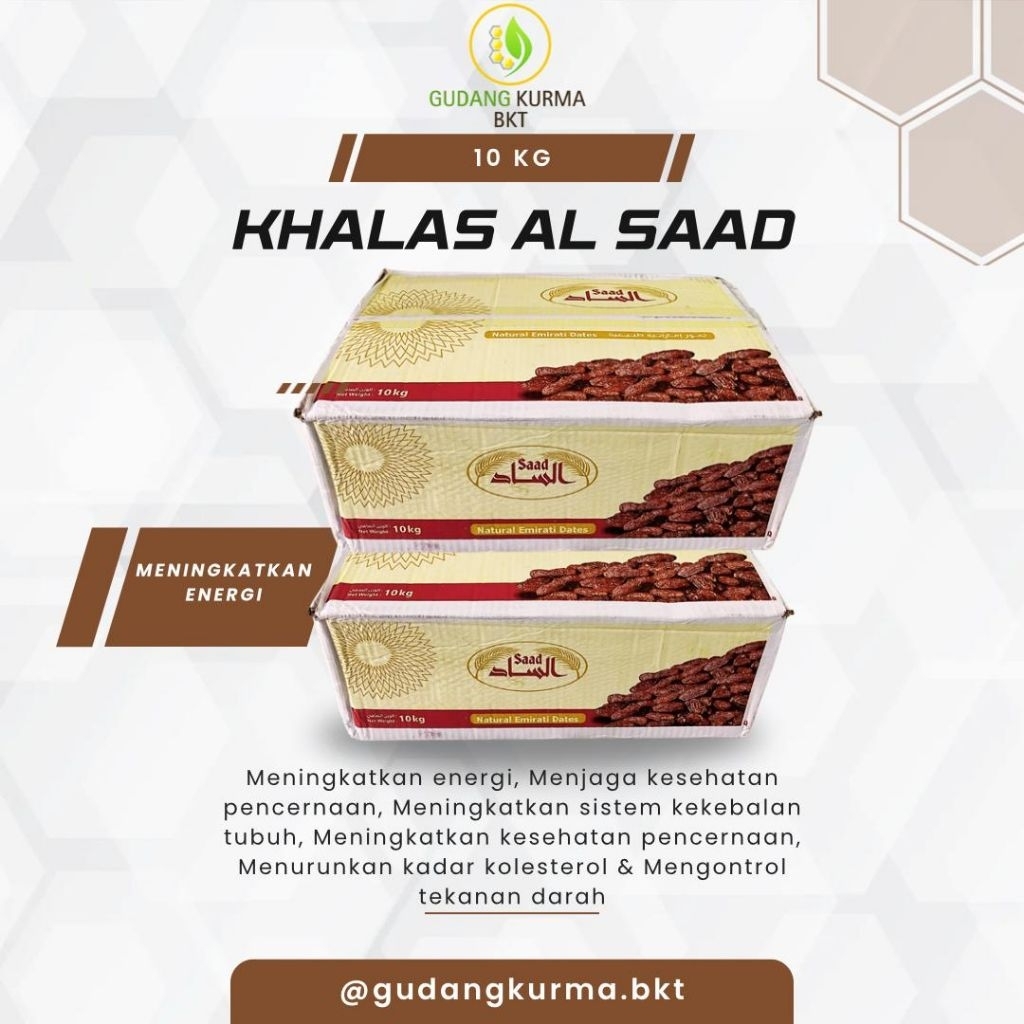 

KURMA KHALAS SAAD 10 KG