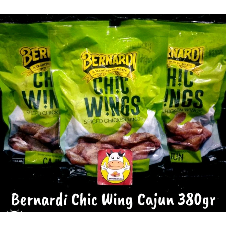 

BERNARDI CHIC WING CAJUN 380GR-FROZEN FOOD-BRONTZ JOGJA