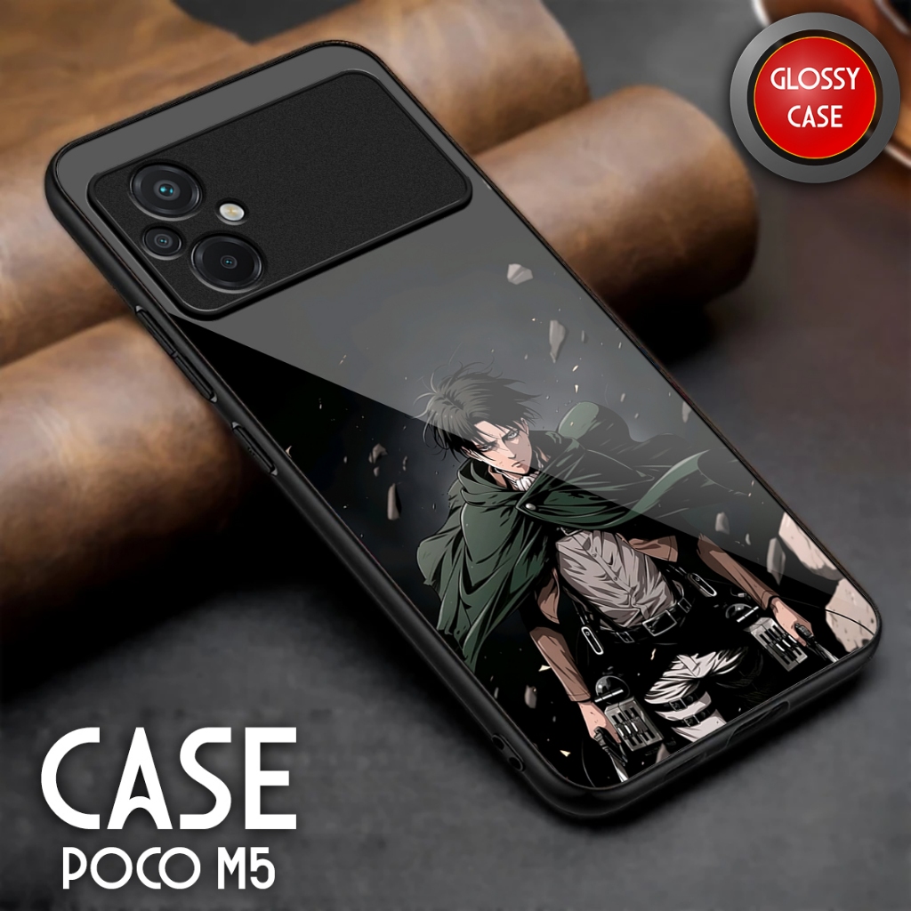 Softcase Poco M5 - Casing Hp Poco M5 - Case Kaca Glossy - Kesing Hp Poco M5 - Softcase Sublime Akses