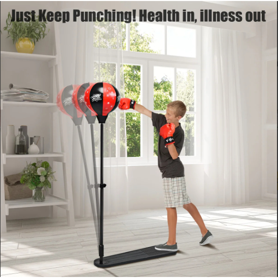 Standing Boxing Speed Ball /alat latihan Tinju/ Boxing Speed Ball Standing/ Alat Latihan Olahraga ti