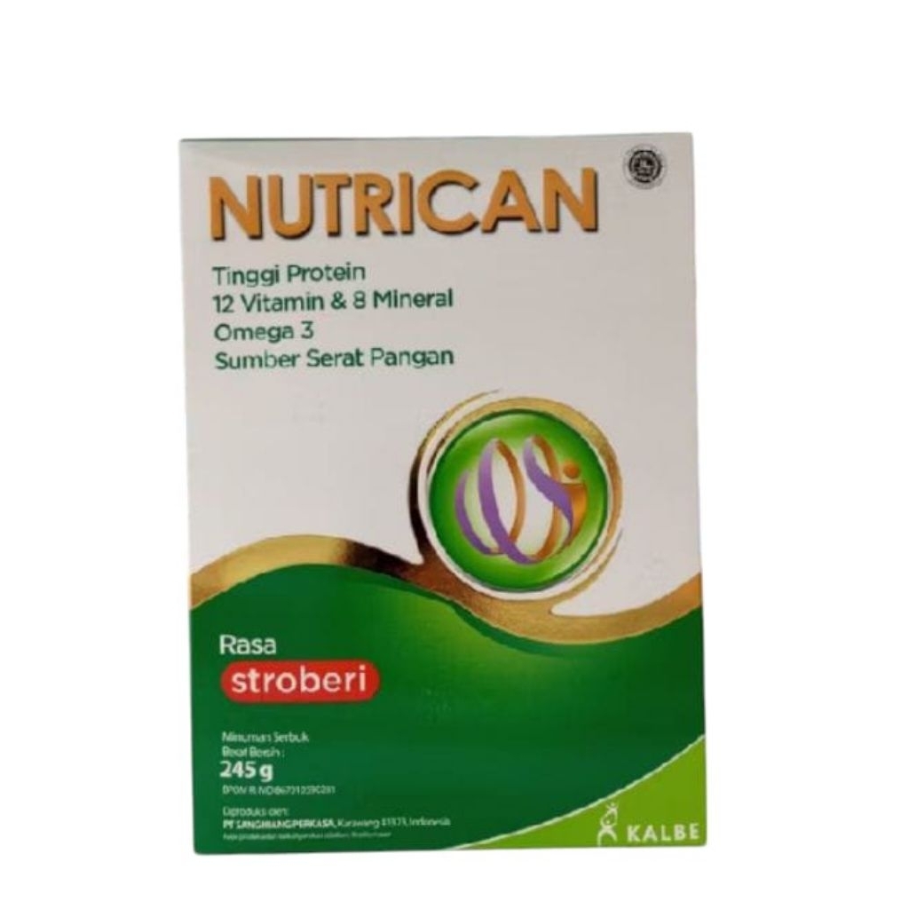 

Susu Nutrican rasa stroberi 245 gr