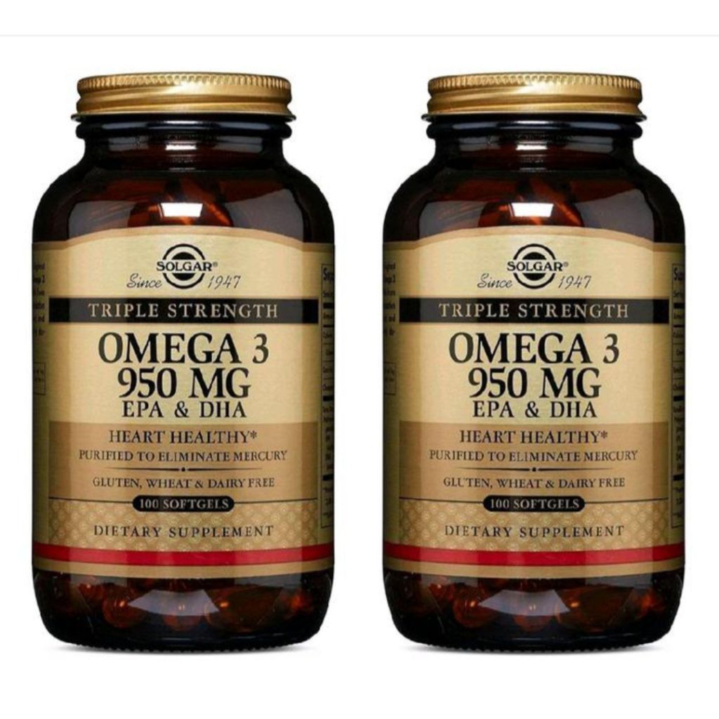 solgar omega 3 950 mg EPA & DHA 100.softgel