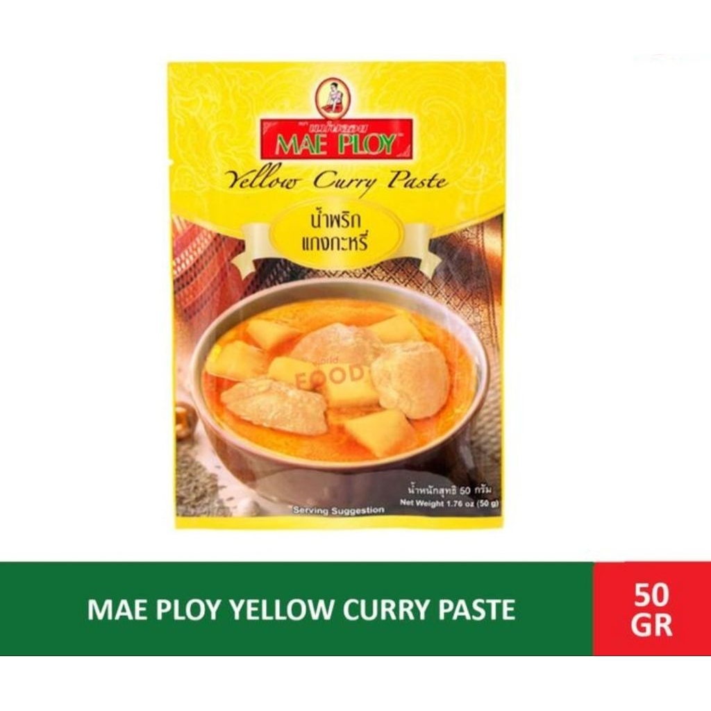 

Mae Ploy instant Paste 50gr Red Curry Paste/Yellow Curry Paste/Green Curry Paste