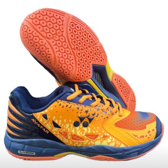 Sepatu Badminton Yonex Avatar Orange Navy