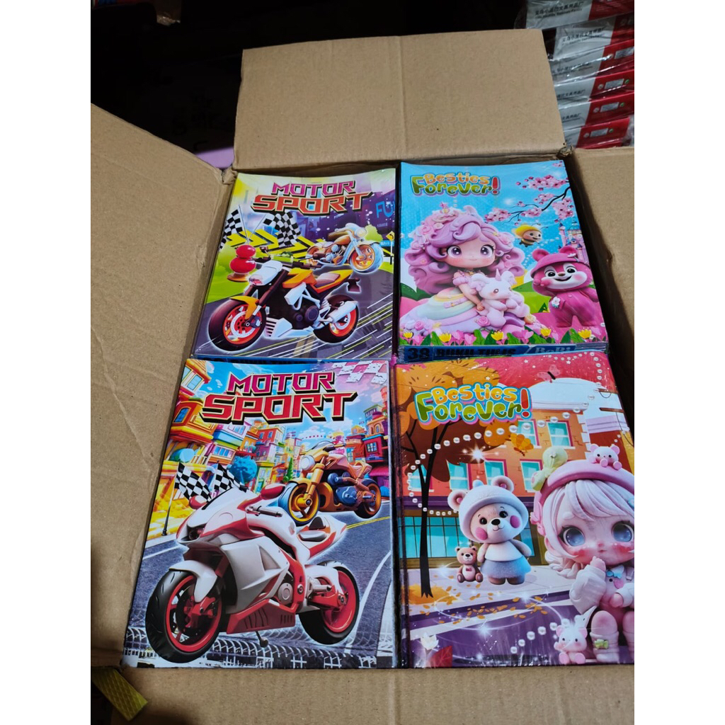 

GROSIR 1PACK(10buku) Bobi buku tulis 38lembar // buku tulisa sekolah // buku tulis murah