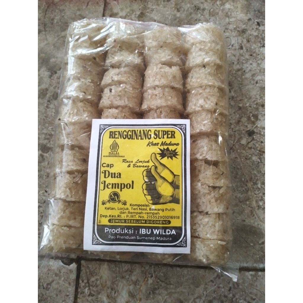 

rengginang kecil lorjuk bawang