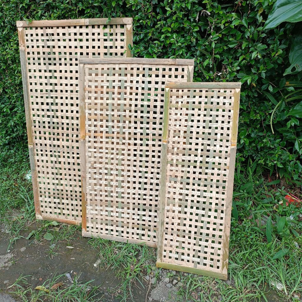 sasag jemuran bambu 50x85 / nampan jemuran kerupuk/ nampan jemuran bambu by grosir anyaman bambu Suk