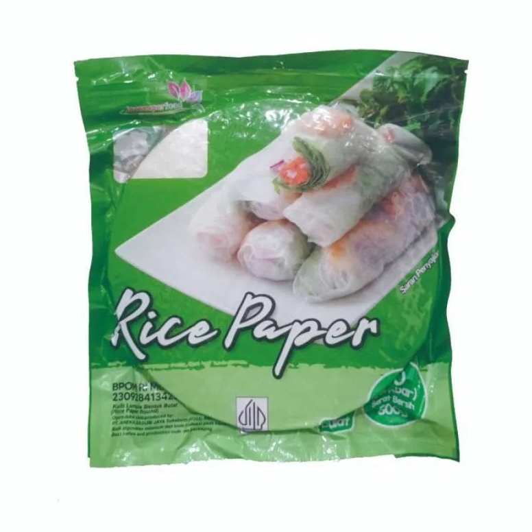

See More Kulit Lumpia Bulat Kotak Rice Paper Java Superfoood 1 2 3 4 5 gram HALAL Banh Trang 4gr 22cm