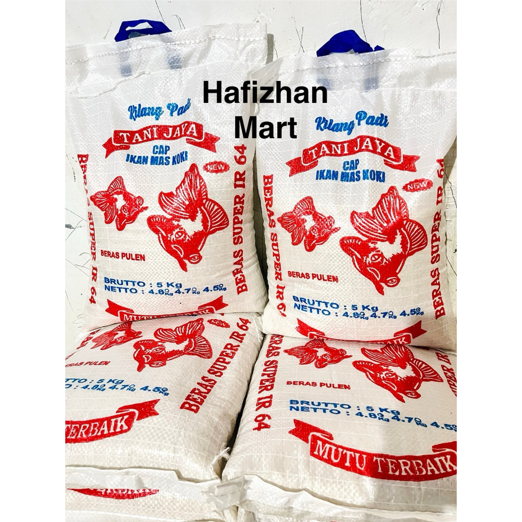 

Beras cap Ikan mas Koki Brutto 5 kg