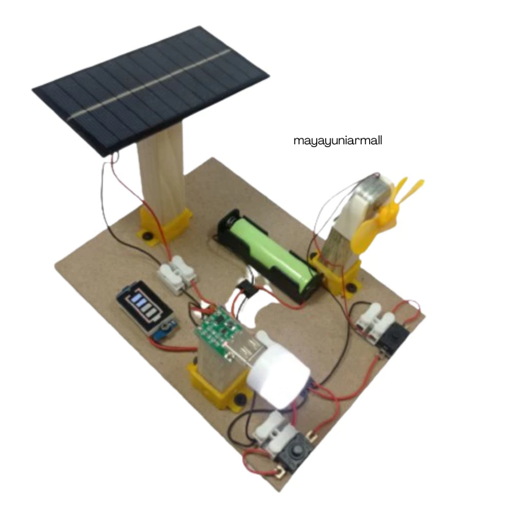 PENGENALAN PEMBANGKIT LISTRIK TENAGA SURYA / PANEL SURYA MINI LENGKAP