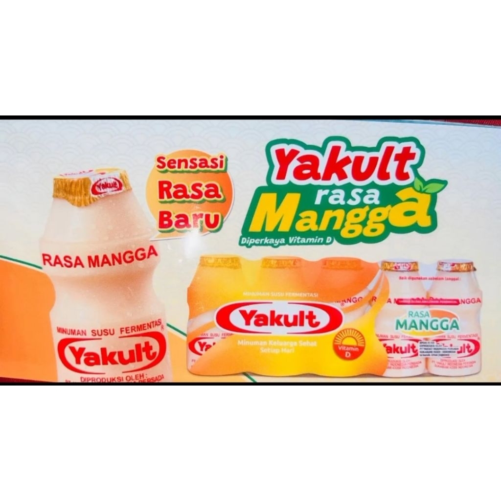 

Yakult Mangga / Manggo 1 pek 5 botol