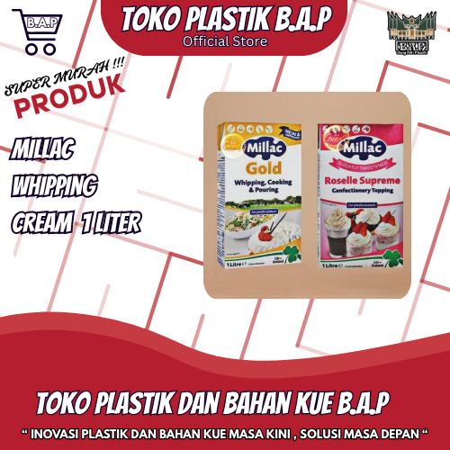 

Millac Whipping Cream - Whipped Cream - Whip Cream 1 Liter