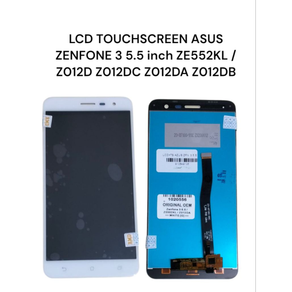 LCD TOUCHSCREEN ASUS ZENFONE 3 5.5 inch ZE552KL/Z012D Z012DC Z012DA Z012DB BERGARANSI KUALITAS TERJA