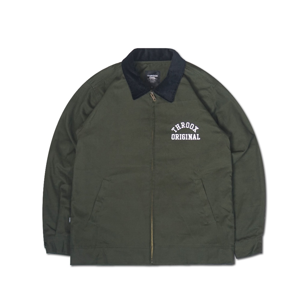 Throoxoriginal Deck Jacket Metrim Green Army  || Deck Throox