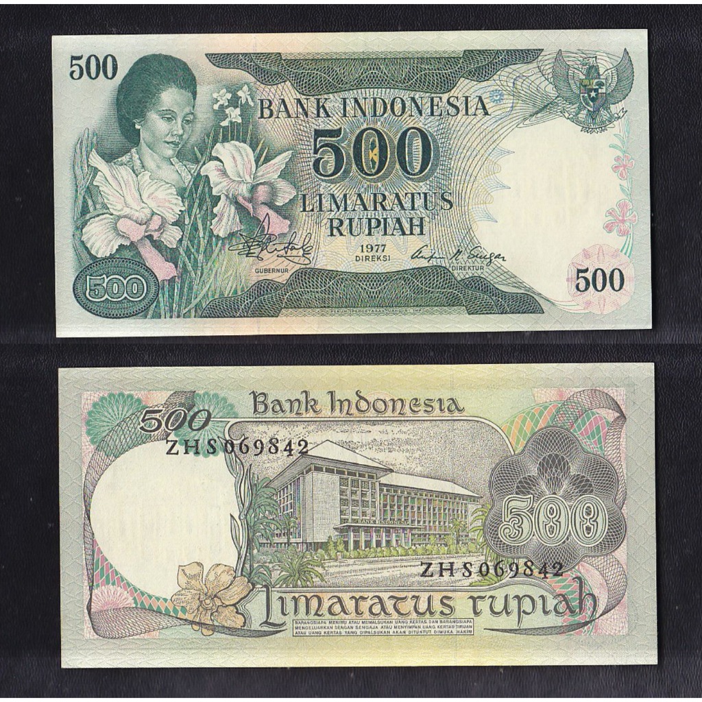 Uang kuno 500 rupiah tahun 1977 Ibu Konde