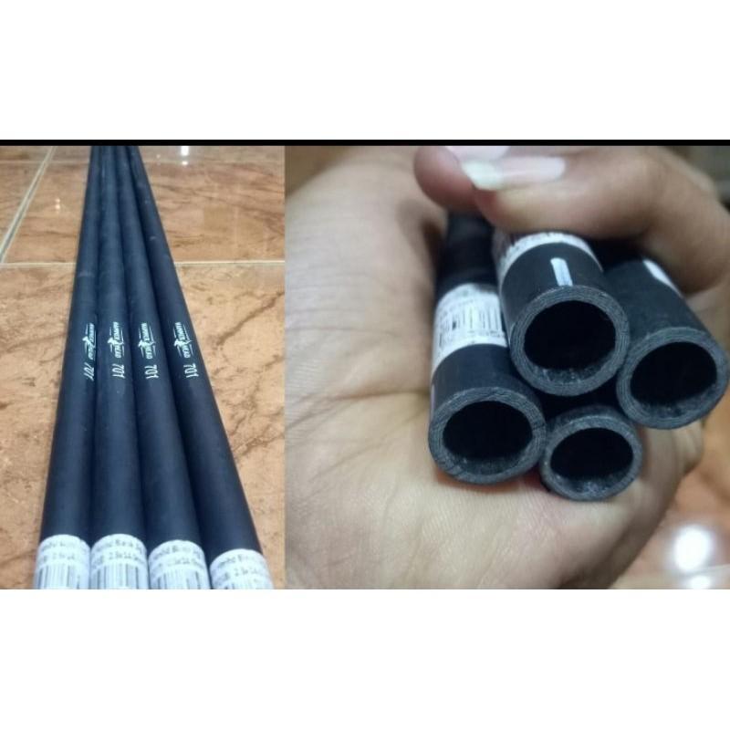 Blank Carbon Hollow Hammerhead /Hammer Head 701 (210cm) Pe 3-6 4-8 dan 5-10 untuk Joran Bawalan