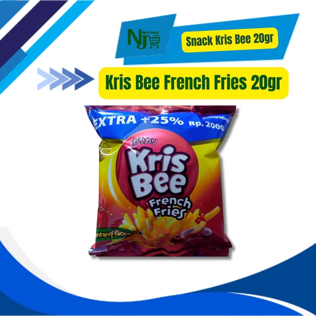 

Snack Kris Bee french fries 20gr