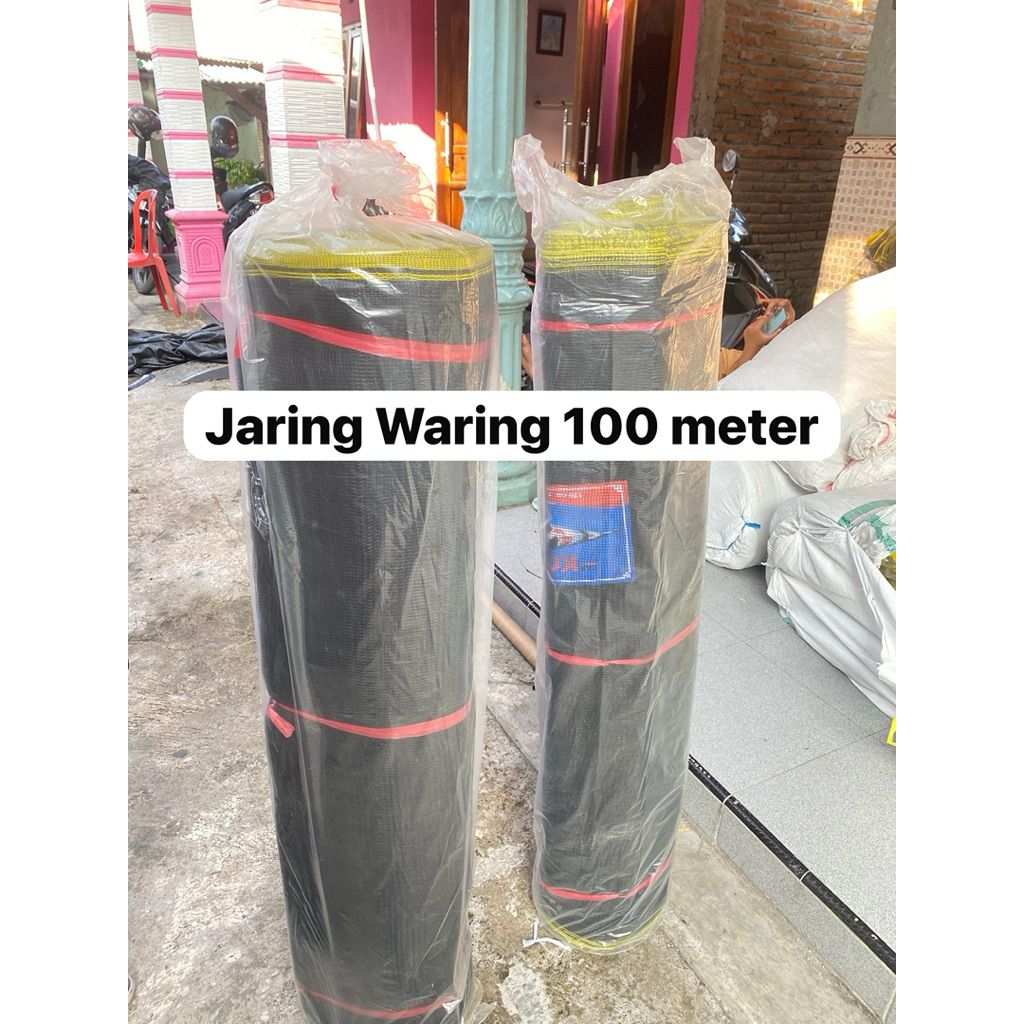 Jaring Waring 100 meter Tinggi 1,2 meter Cap Djangkar - Jaring TL - Jaring Pagar Ayam / Kebun Karamb