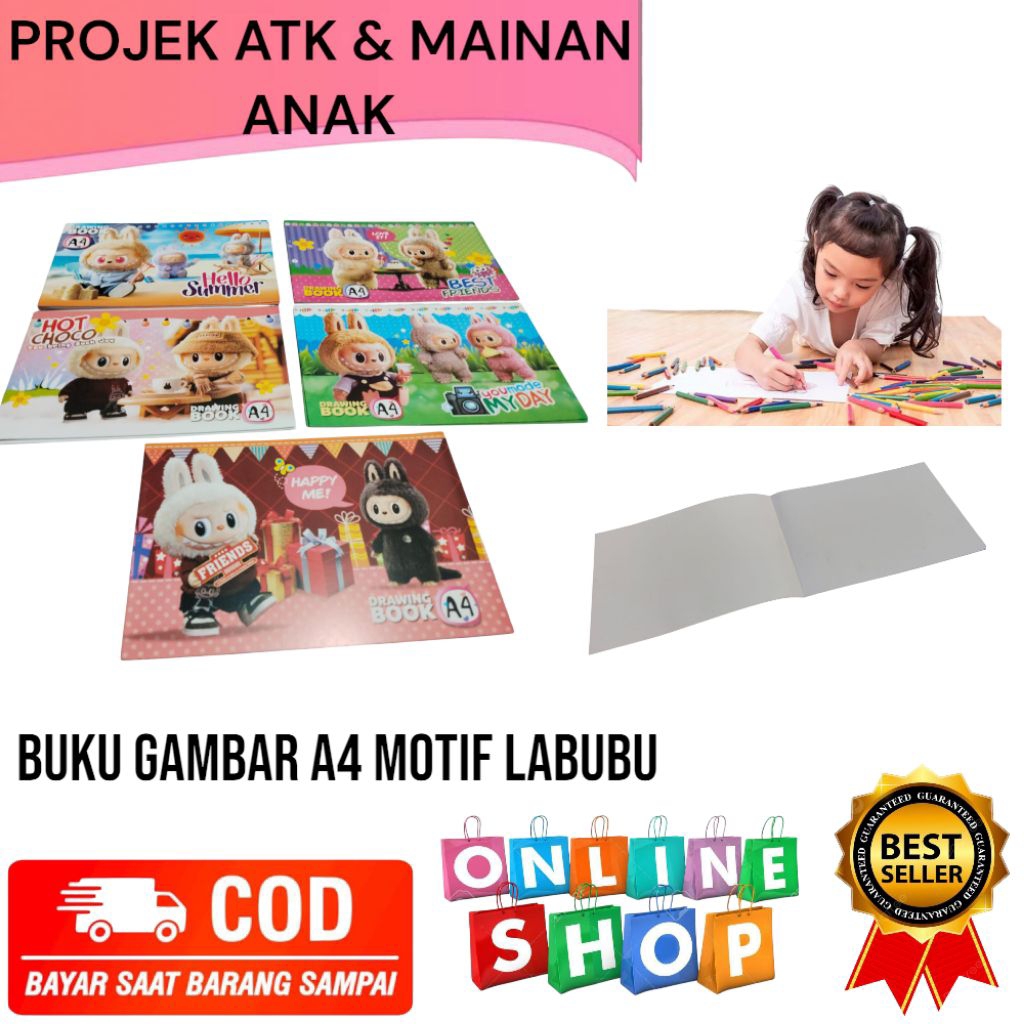 

Buku Gambar A4 Motif Labubu Kualitas Tebal Dan Lembut