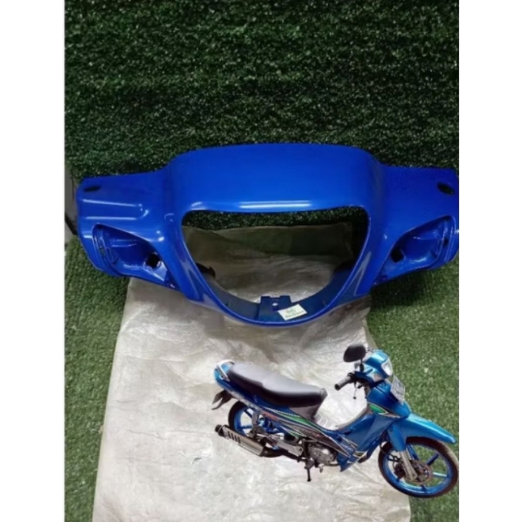 batok totok lampu depan shogun 110 old..totok kepala depan  shogun 110 new warna biru