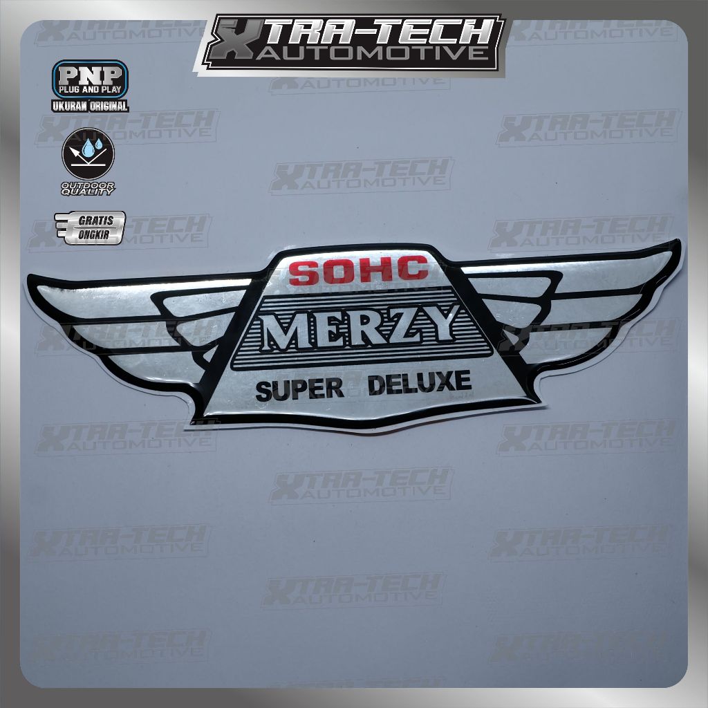 Emblem timbul kawasaki binter merzy / emblem sayap binter merzy / emblem box aki binter merzy