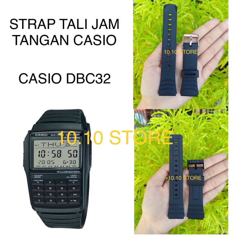 KODE P39O Tali Strap Casio DBC32 DBC32 DBC32C 32C DBC32C Band Watch