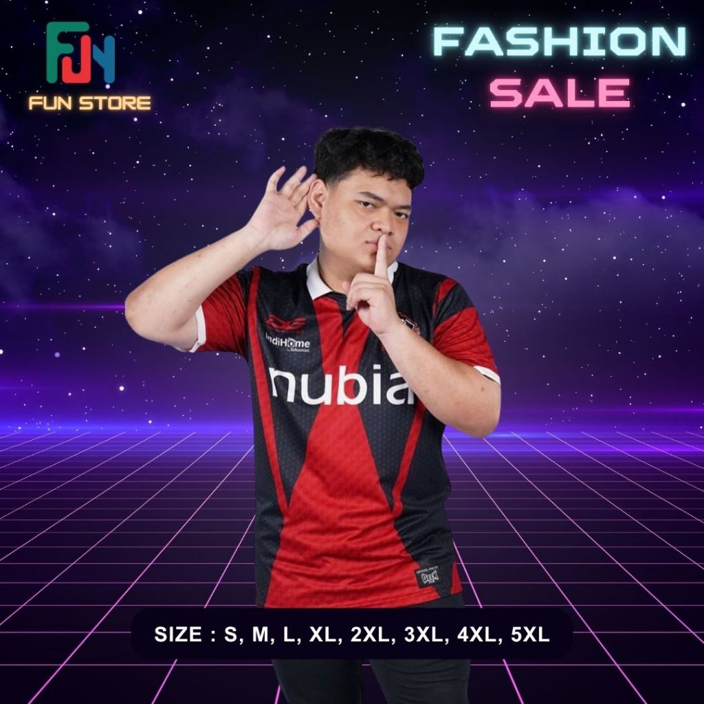 JERSEY GEEK FAM ESPORTS 2023 MPL S12 HOME AWAY RRQ ONIC ECHO ALTEREGO EVOS BIG SIZE S M L XL 2XL 3XL