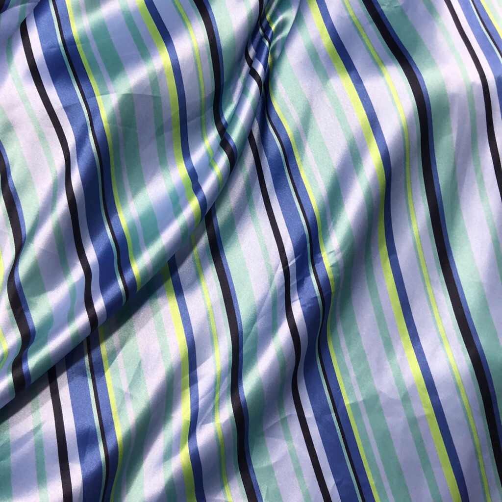kain satin silk motif salur - kain silk motif branded - kain silk motif premium elg
