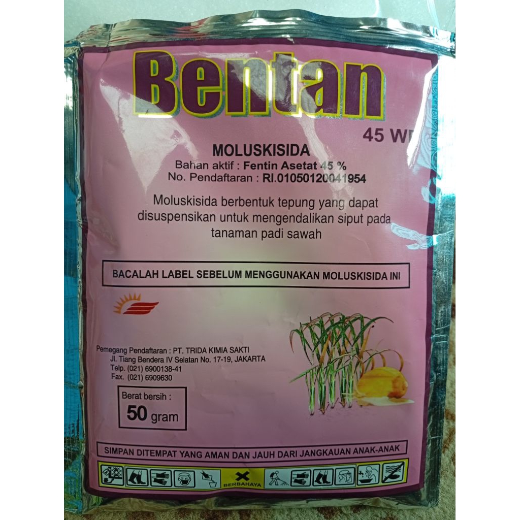 obat hama keong bentan 50 gram