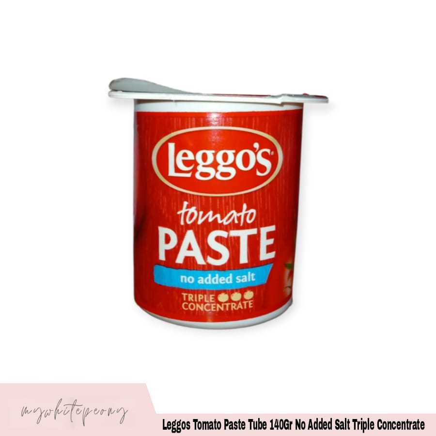 

Leggos Leggo's Tomato Paste Tube 140 Gr No Added Salt Triple Concentrate ( TANPA GARAM )
