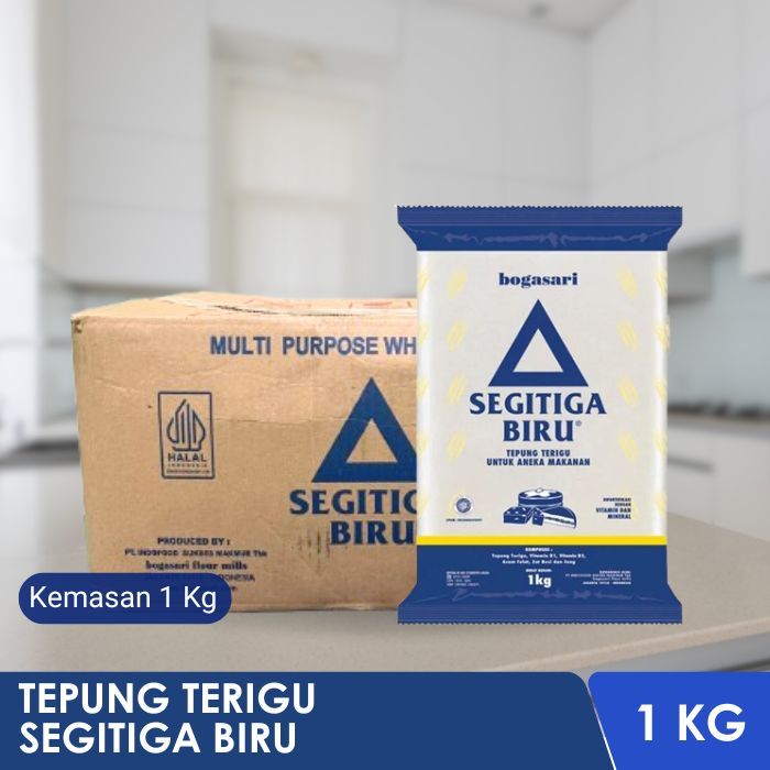 

Tepung Terigu SEGITIGA BIRU 1 Kg
