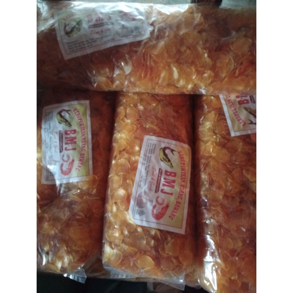 

Kerupuk Ikan,Udang,Bawang Cap BMJ (1ball)