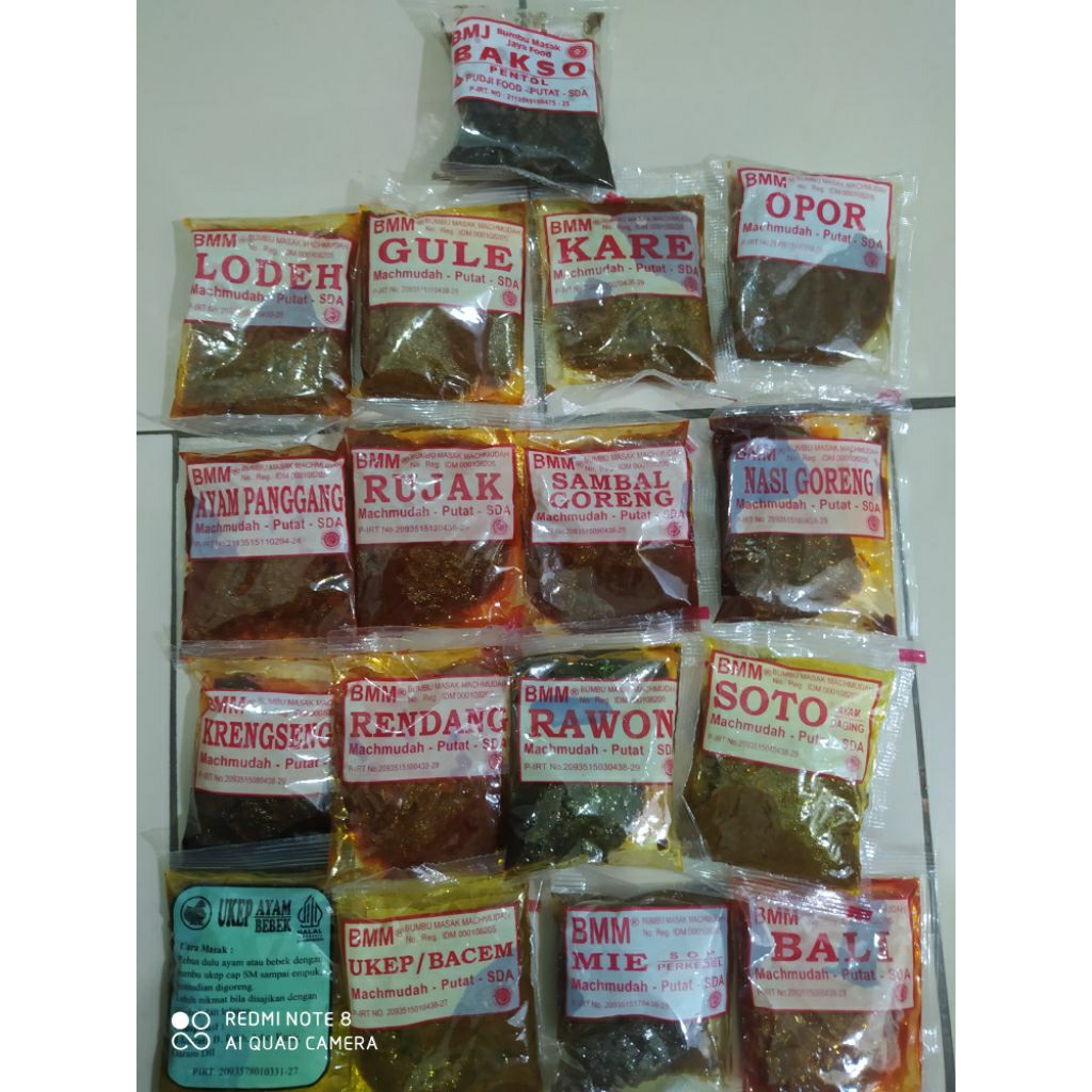 

Bumbu Masak Mahmuda. 58gr