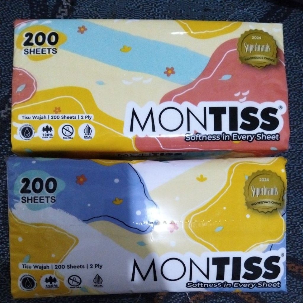 Montiss tisue 200 sheets.