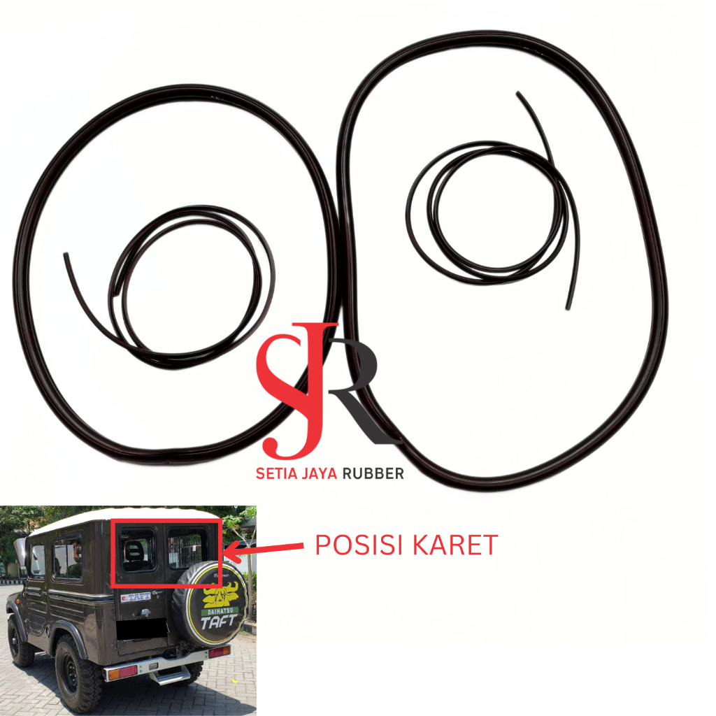 Karet Kaca Belakang Mobil Daihatsu TAFT F50 TAFT Kebo