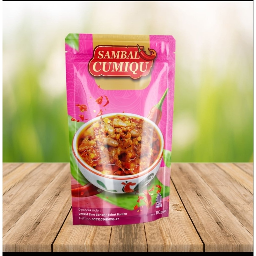 

SAMBAL CUMI , CUMIQU , UKURAN 110 GRAM