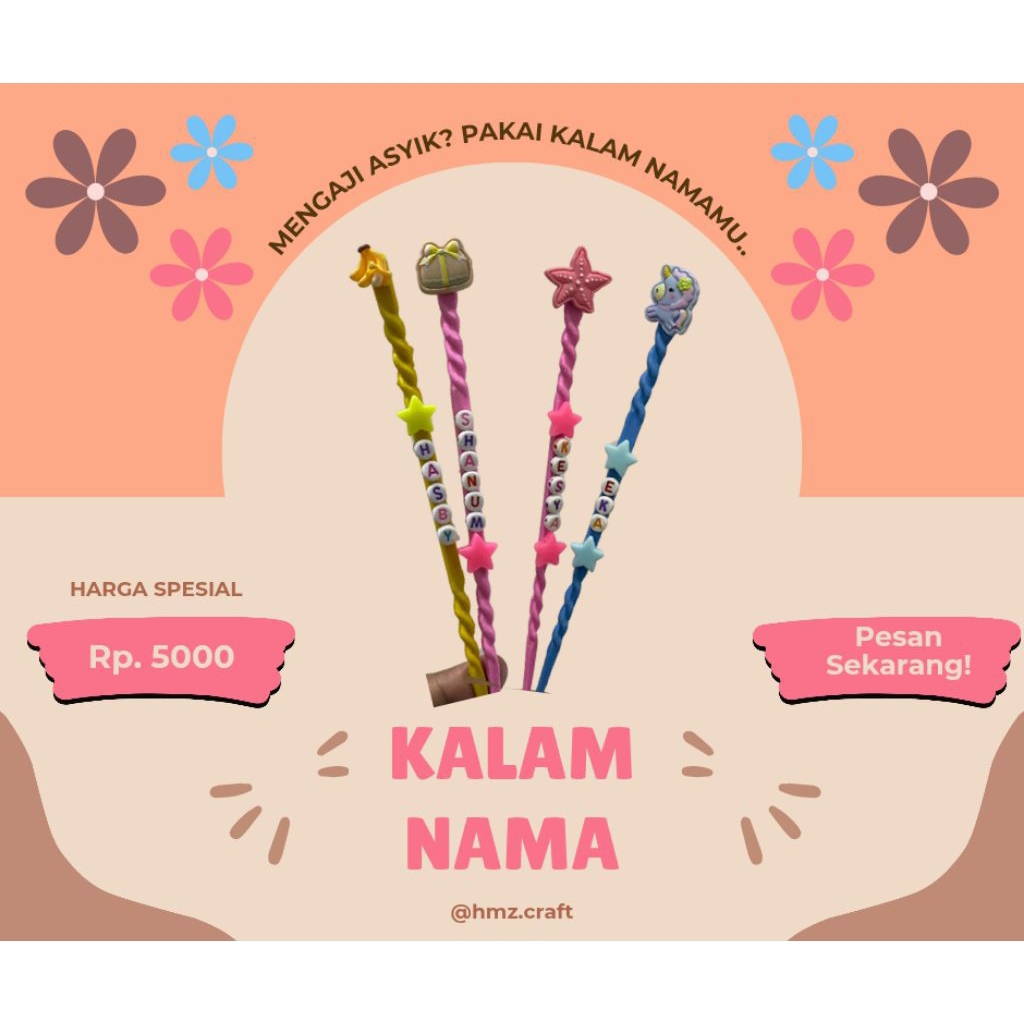 

HMZ Craft - Kalam Custom Nama