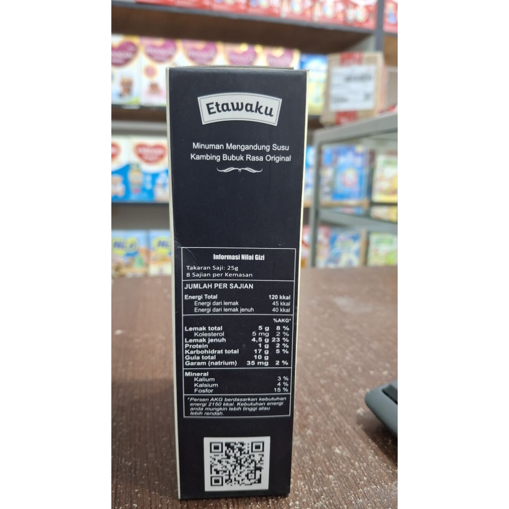 

Susu Etawaku Original 200 gr