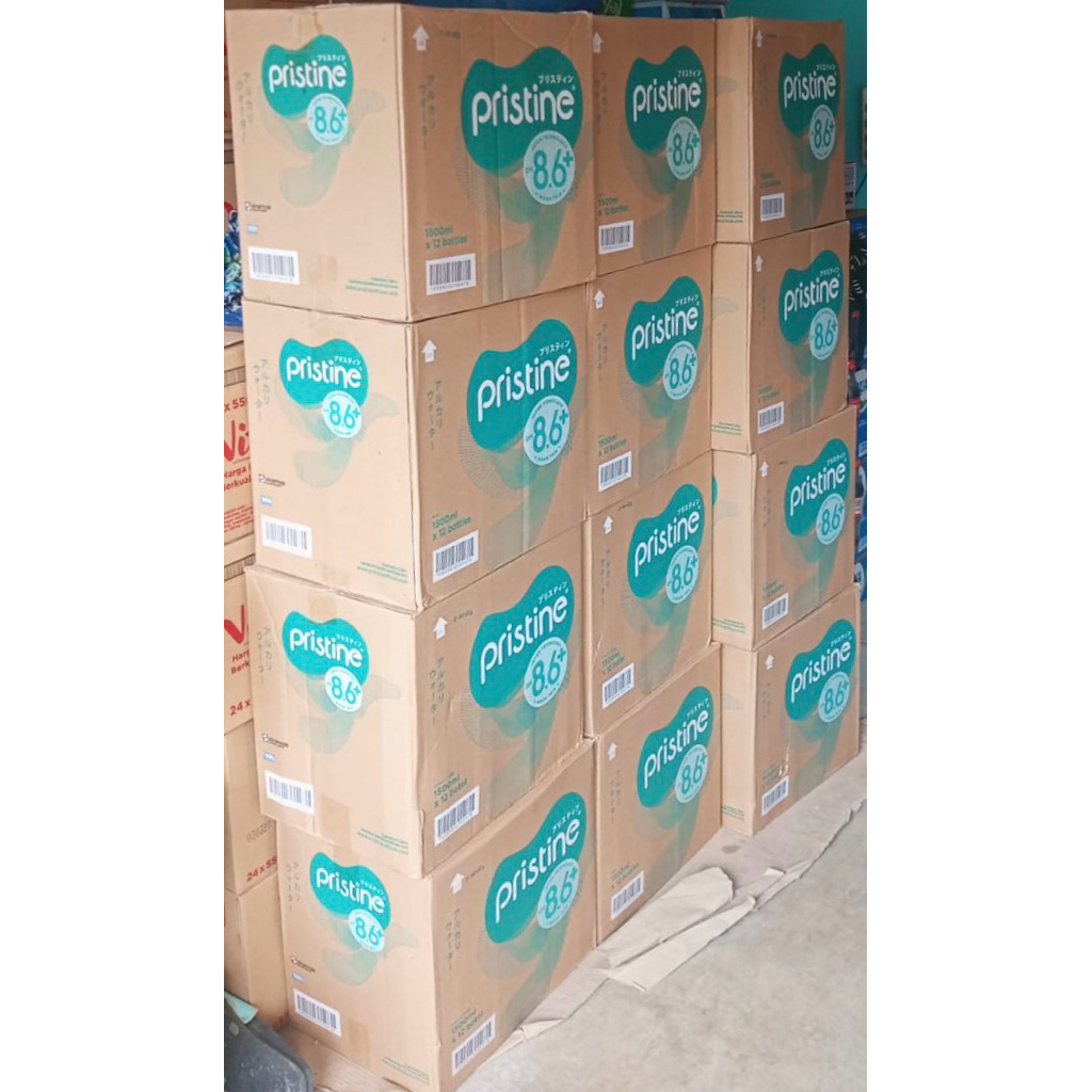 

Pristine 8.6+ 1500ml - Air Mineral 1 Dus Isi 12 Botol Termurah