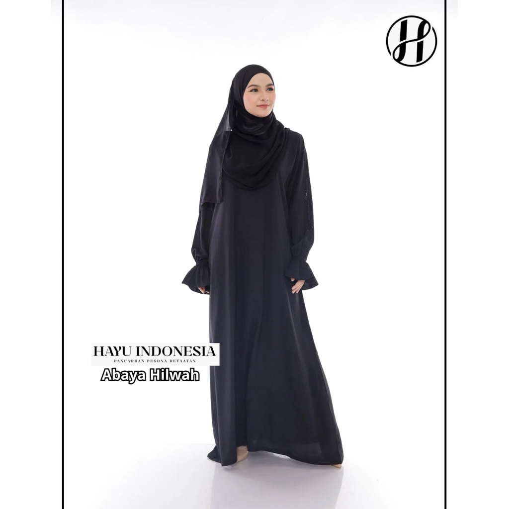 Abaya Hitam Khas Saudi | Gamis Umroh Hitam | Abaya Polos Abaya Renda Hitam