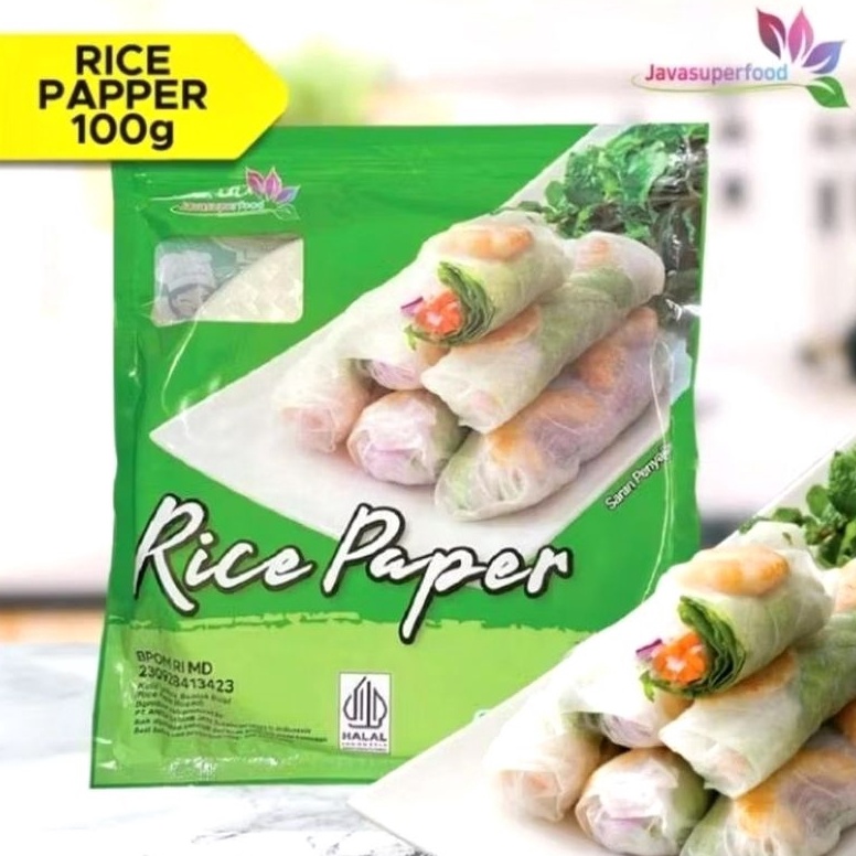 

Segera belanja Java rice papper 1gr 1 lembar kotak bulat kulit lumpia banhtrang Ricepapper vietnam