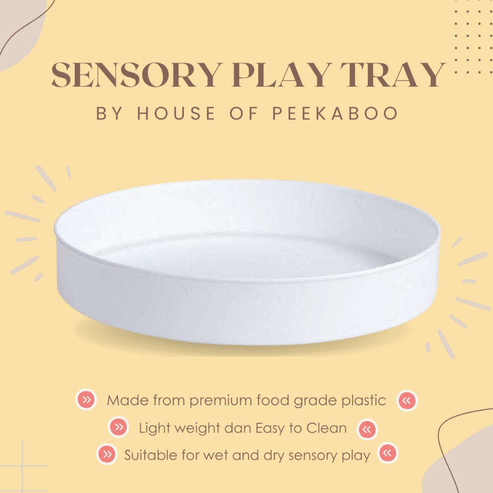 KODE J57Y LIMITED PRODUCT SENSORY PLAY TRAY  Sensory Bin  Sensory Tray  Nampan Sensory Play  Wadah M