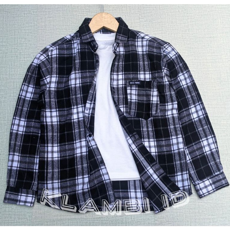 KODE M42H Kemeja Flanel Anak Laki Laki Usia 49 Tahun ORI Lengan Panjang Kotak Kotak FLANEL Original 