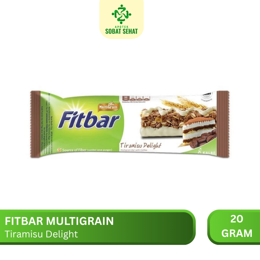 

Fitbar Tiramisu Delight 20gr Multigrain