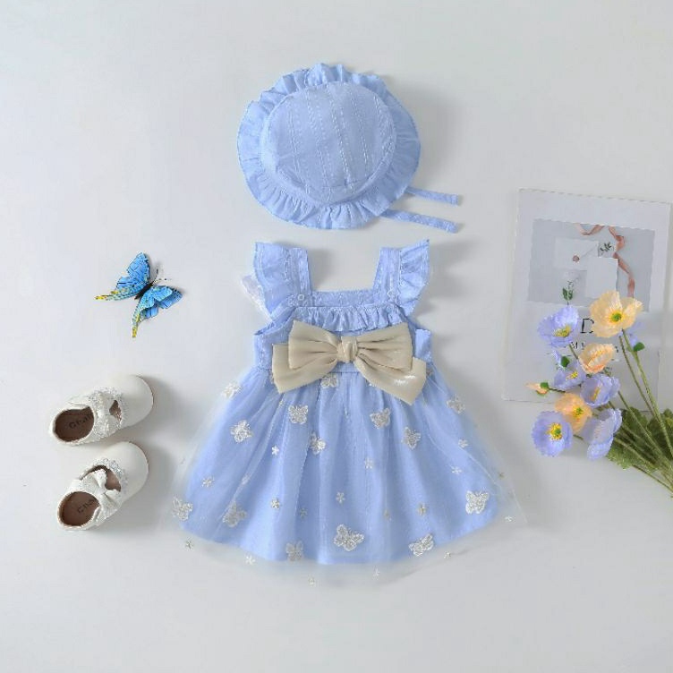KODE C52N Baby La Vida  Gina Dress  Dress Bayi Perempuan Premium  Dress Anak Import  Dress Bayi Impo